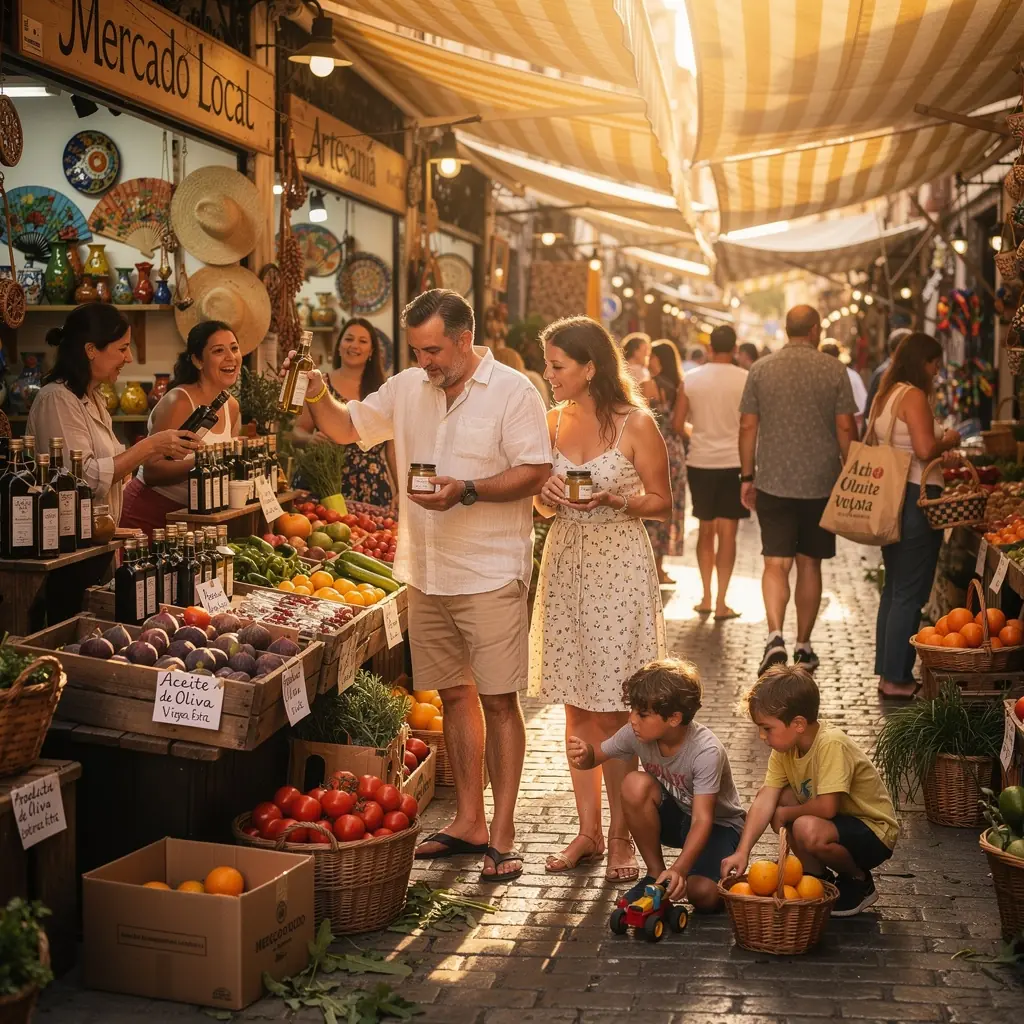Mapa de rutas diarias para explorar ciudades españolas en un viaje corto.